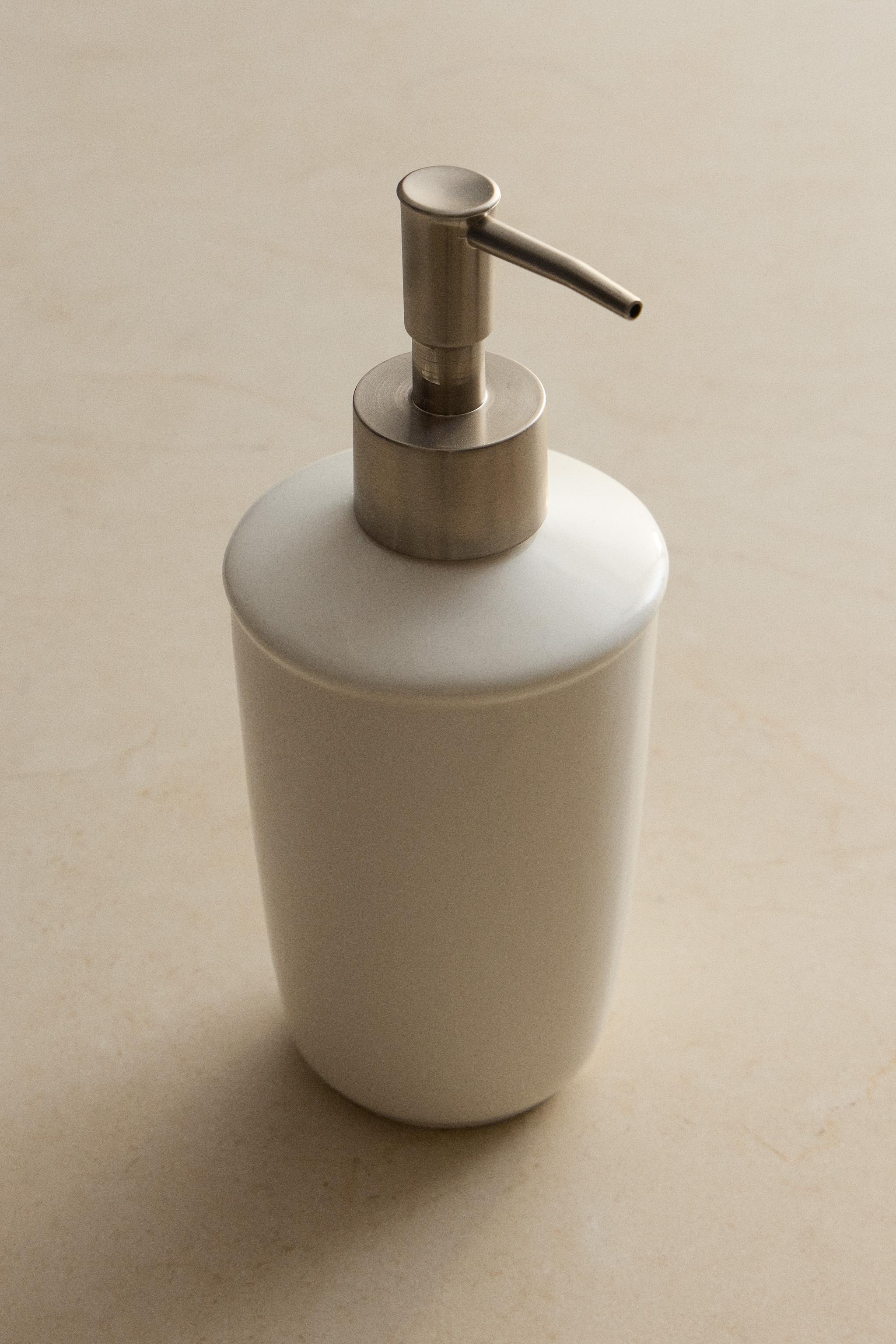 CERAMIC BATHROOM SOAP DISPENSER